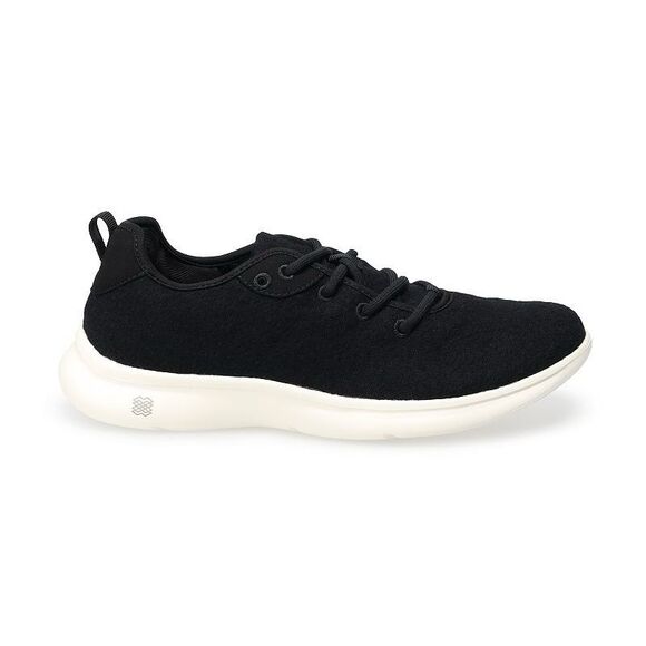 FLX Excel Men Shoes Black Wool Blend Upper Breathable Lite Sneakers 11.5 W Wide main image 8